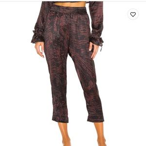 NWT Beach Riot Satin Like Avery Pant